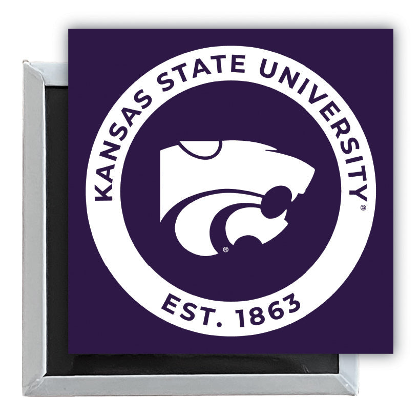 Kansas State Wildcats 2.5"x 2.5" Fridge Magnet Officially Licensed Collegiate Product Image 1