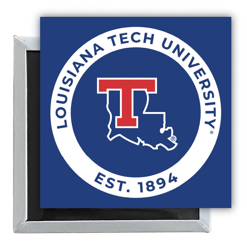 Louisiana Tech Bulldogs 2.5"x 2.5" Fridge Magnet Officially Licensed Collegiate Product Image 1