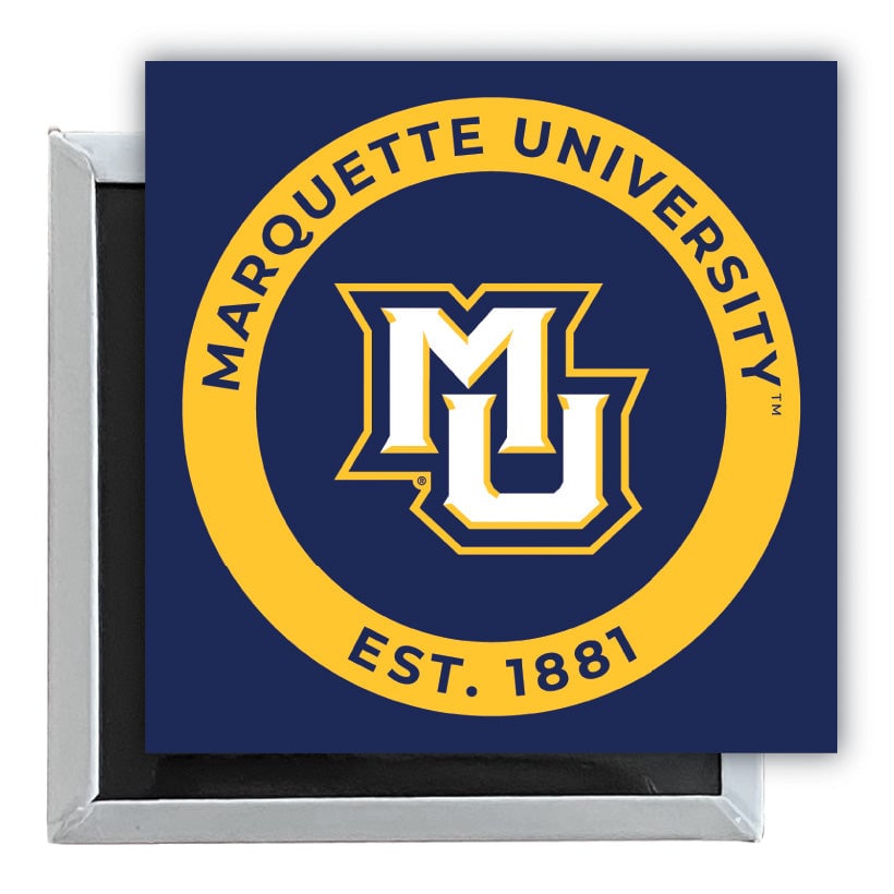 Marquette Golden Eagles 2.5"x 2.5" Fridge Magnet Officially Licensed Collegiate Product Image 1