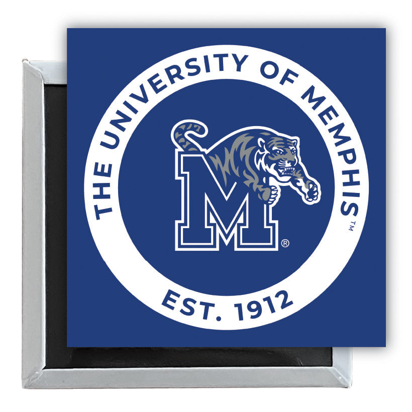 Memphis Tigers 2.5"x 2.5" Fridge Magnet Officially Licensed Collegiate Product Image 1