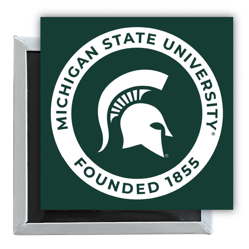 Michigan State Spartans 2.5"x 2.5" Fridge Magnet Officially Licensed Collegiate Product Image 1