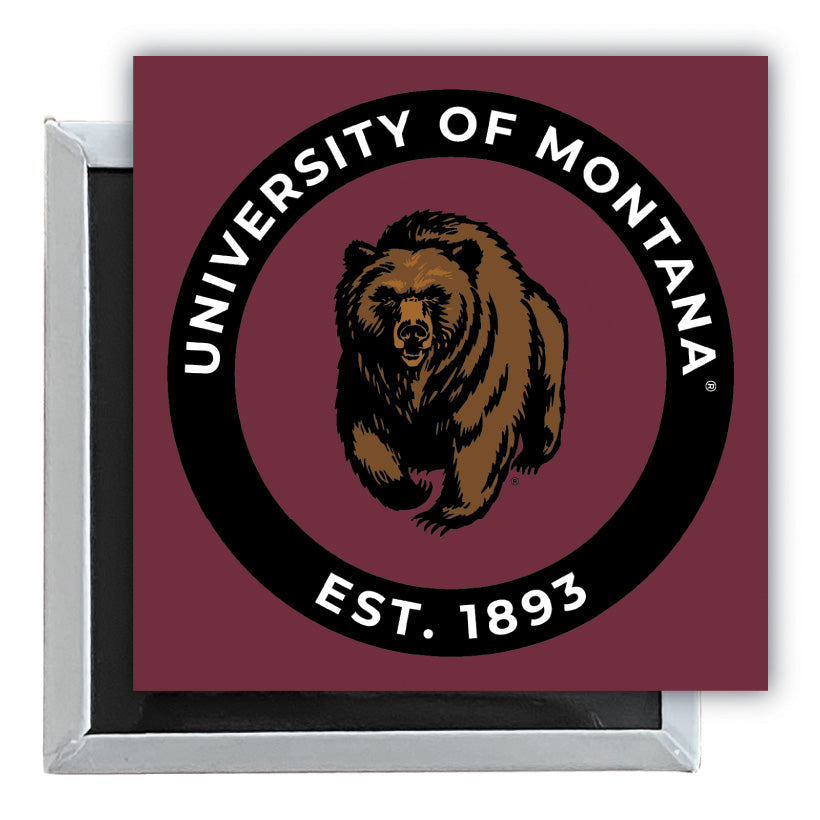 Montana University 2.5"x 2.5" Fridge Magnet Officially Licensed Collegiate Product Image 1