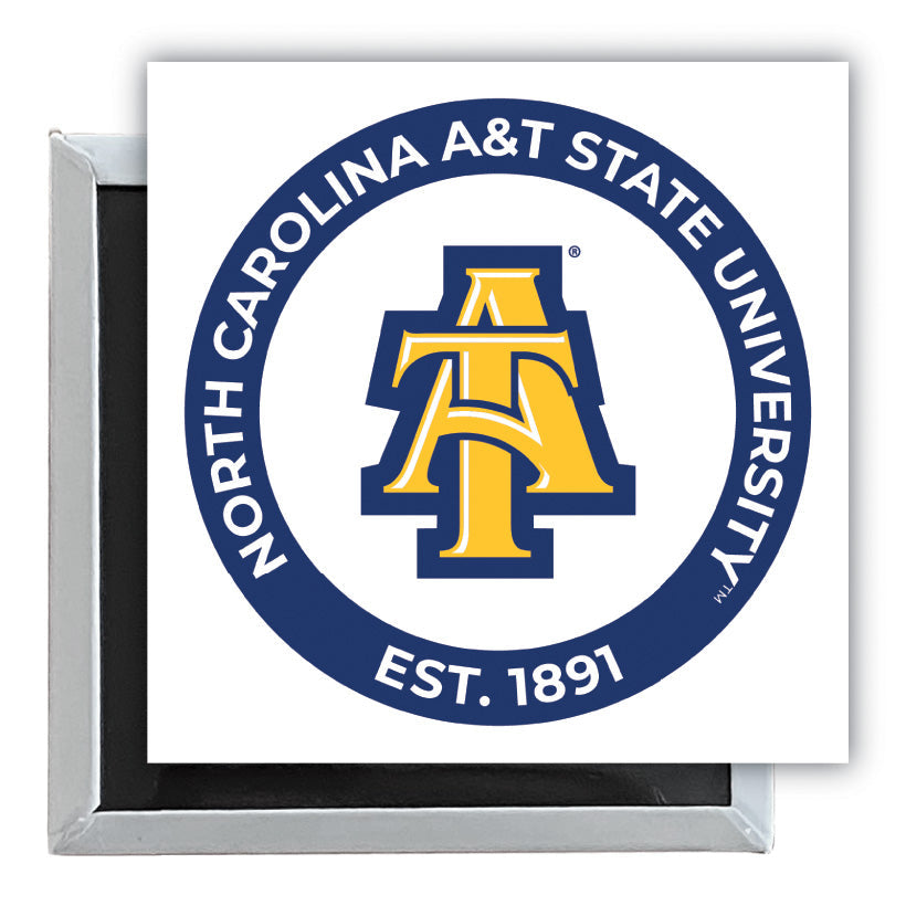 North Carolina AandT State Aggies 2.5"x 2.5" Fridge Magnet Officially Licensed Collegiate Product Image 1