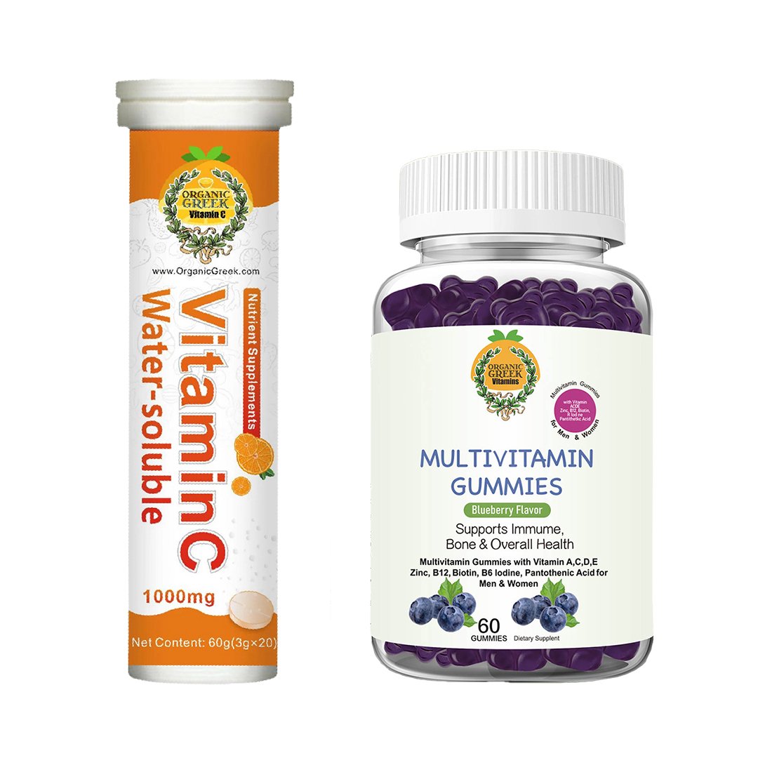 Organic Greek Multivitamin Gummies with Vitamin C 1000mg Non-GMO Vegan Friendly Image 8