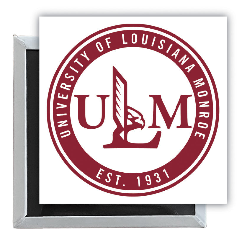 University of Louisiana Monroe 2.5"x 2.5" Fridge Magnet Officially Licensed Collegiate Product Image 1