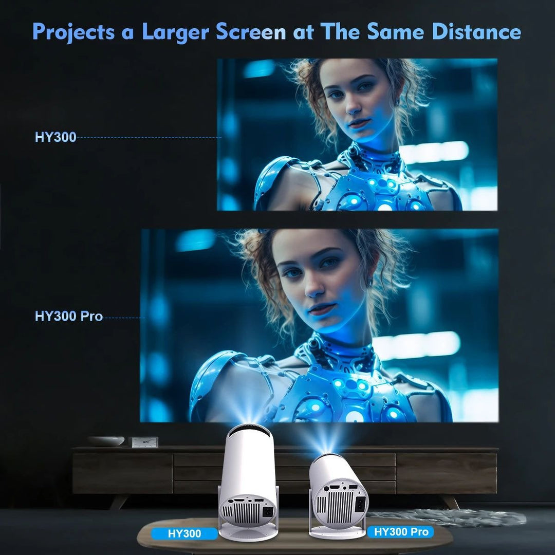 Projector  4K Android 11 Dual WiFi 6 260 ANSI for Home Outdoor Cinema Image 4