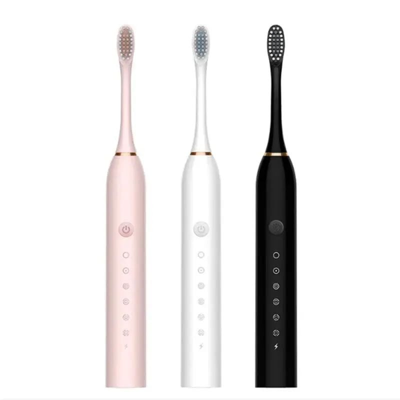 Electric Ultrasonic Toothbrush 6 Speed Waterproof USB Rechargeable for Adults Image 6