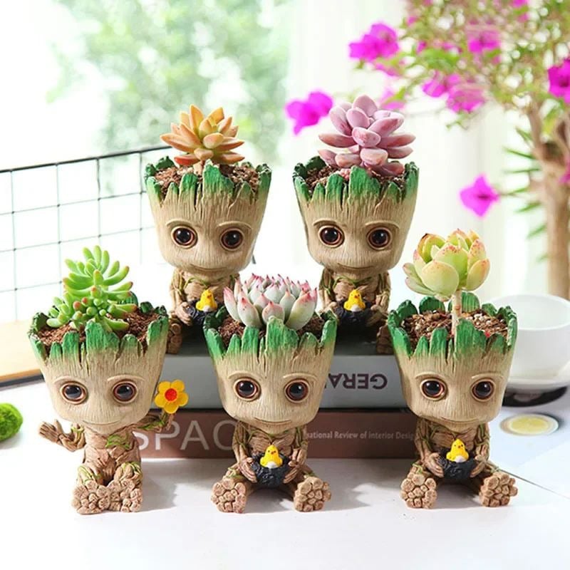 5cm Kawaii Groot Figure Marvel Anime Miniature for Home Image 2