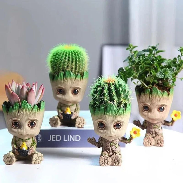 5cm Kawaii Groot Figure Marvel Anime Miniature for Home Image 3