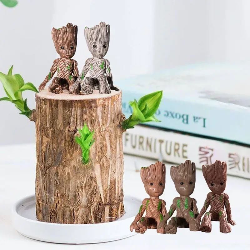 5cm Kawaii Groot Figure Marvel Anime Miniature for Home Image 4