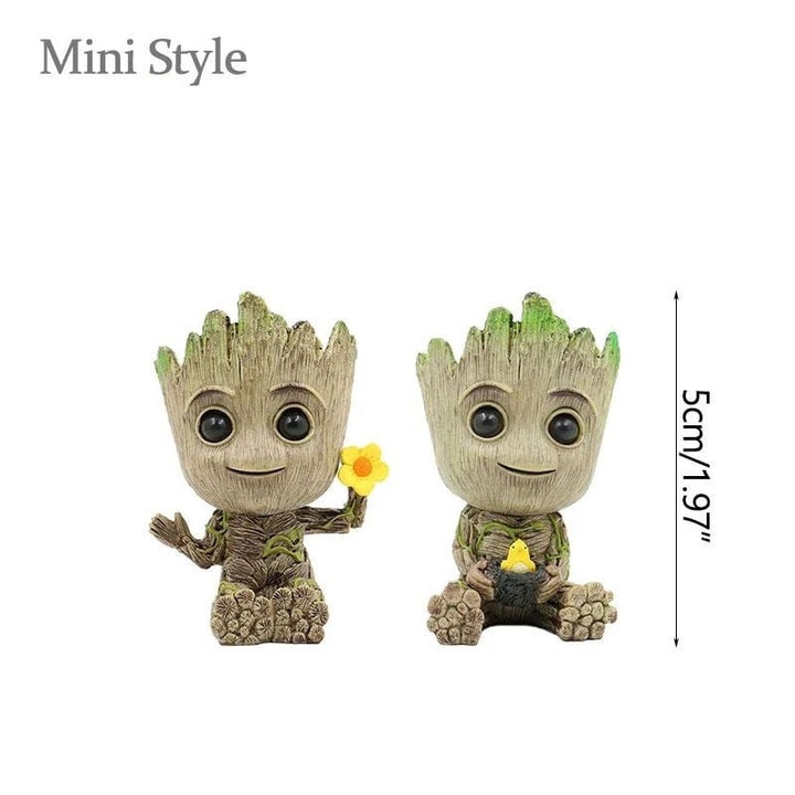 5cm Kawaii Groot Figure Marvel Anime Miniature for Home Image 6