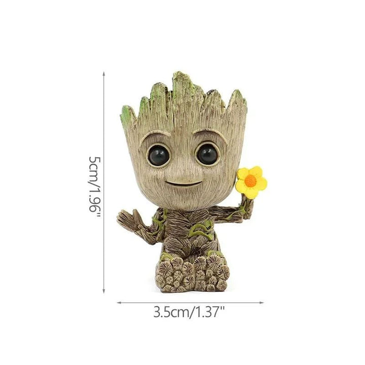 5cm Kawaii Groot Figure Marvel Anime Miniature for Home Image 8