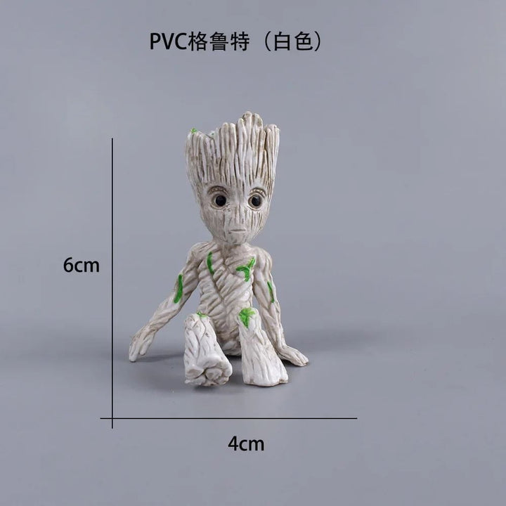 5cm Kawaii Groot Figure Marvel Anime Miniature for Home Image 10