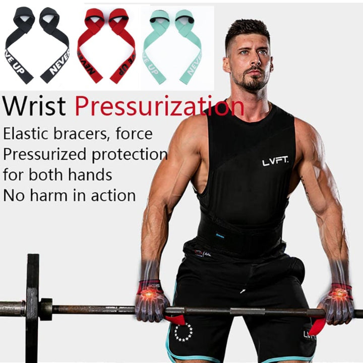 Fitness Lifting Wrist Strap Brace for Weightlifting Crossfit Bodybuilding Support Kettlebell Dumbbell Weights Strength Image 2