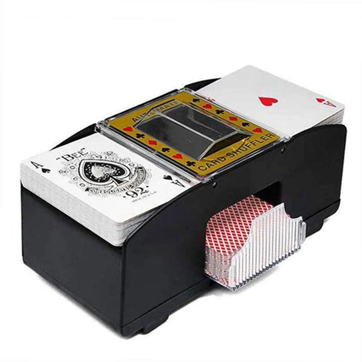 Automatic Playing Card Shuffler Battery-Operated Mixer for Home Travel Games Image 4