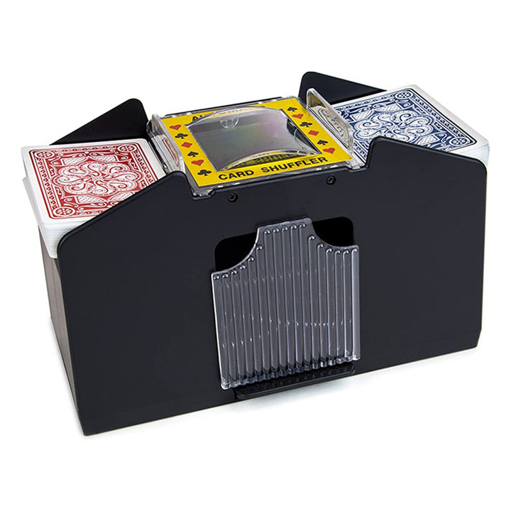 Automatic Playing Card Shuffler Battery-Operated Mixer for Home Travel Games Image 6