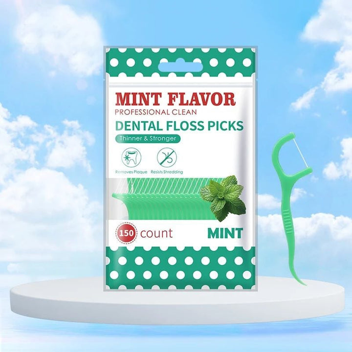 Mint Dental Floss Sticks Portable Disposable Oral Care for Deep Cleaning Image 7