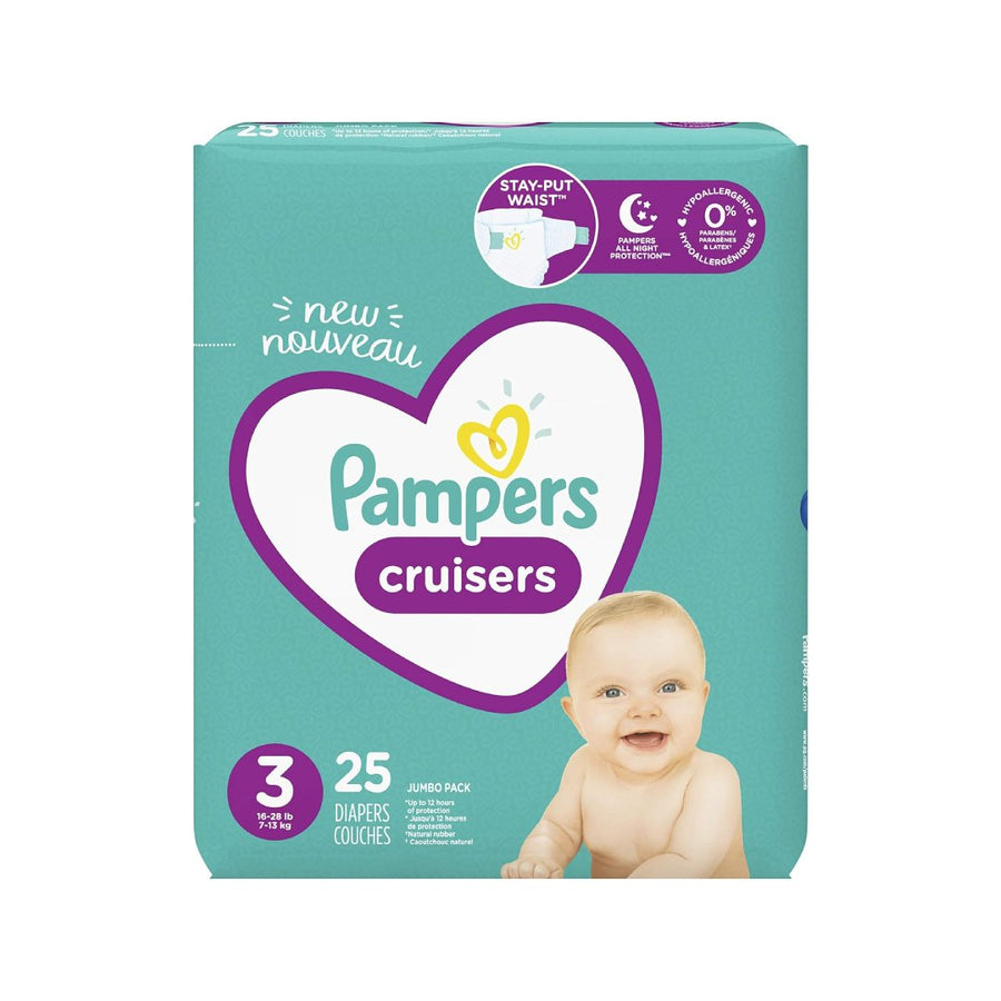 Pampers Cruisers Diapers Size 3 25 Count Image 1