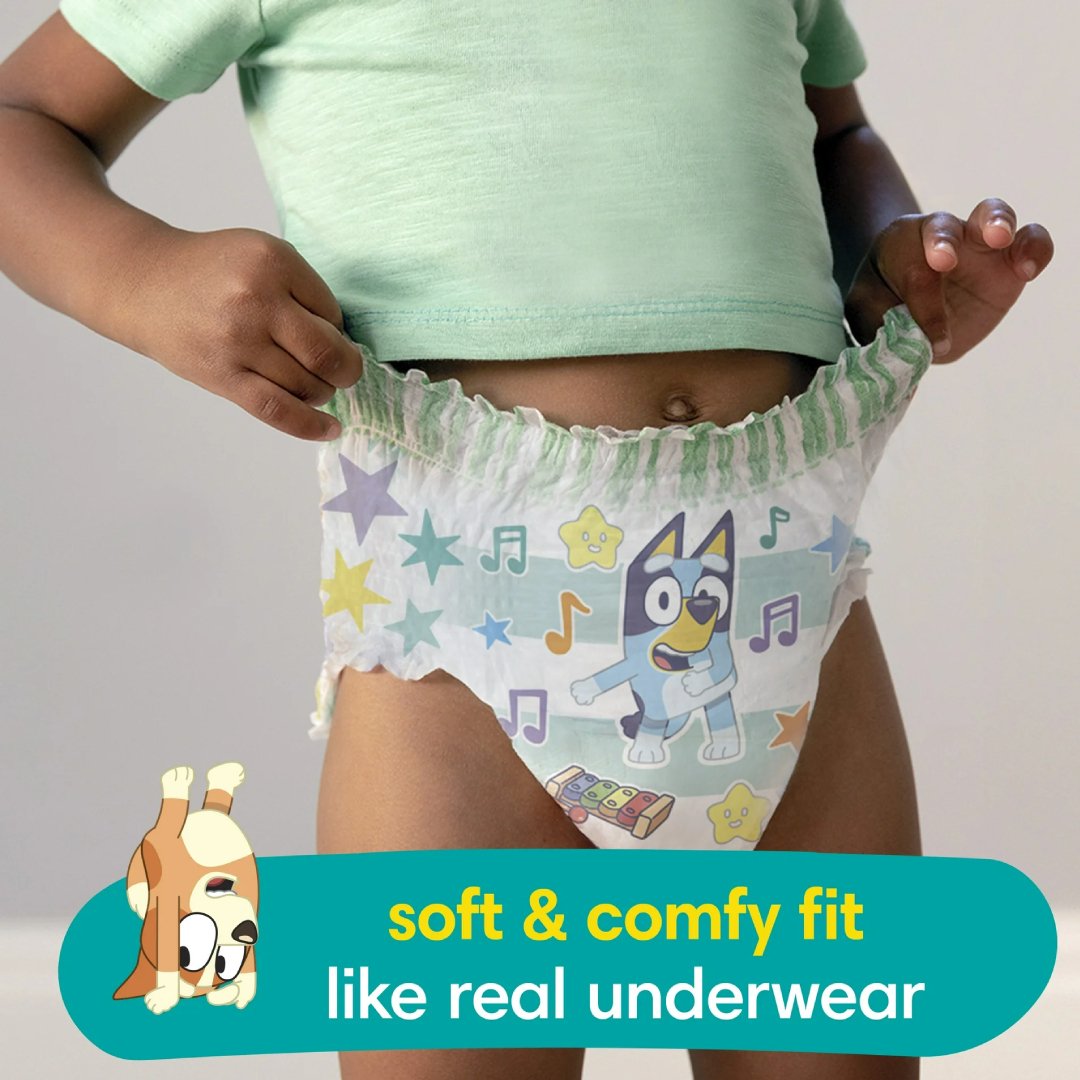 Pampers Easy Ups Boys and Girls Bluey Potty Training Pants - Size 3T-4T 22 Count Image 3