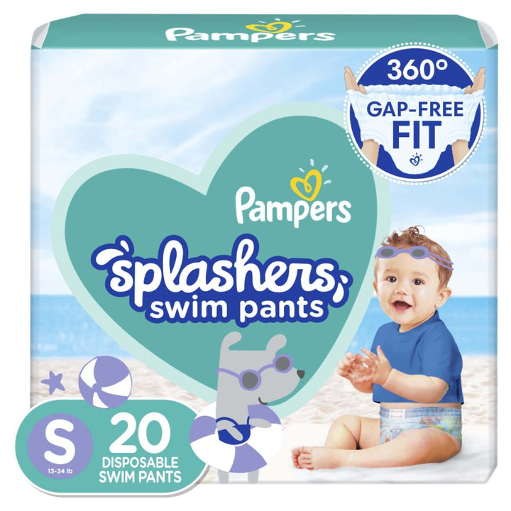 Pampers Splashers Swim Diapers - Size S 20 Count Image 2