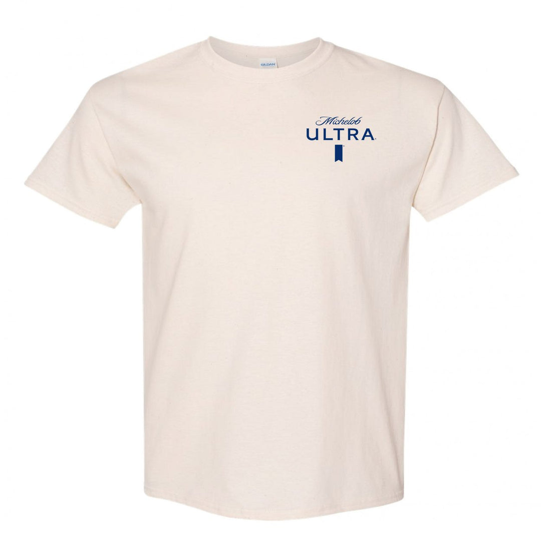 Michelob Ultra Golf Putter Front and Back Print T-Shirt Image 2