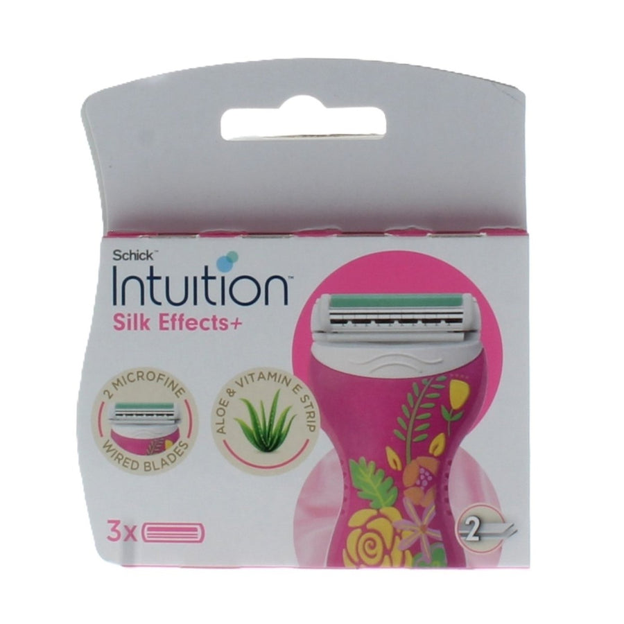 Schick Intuition Silk Effects+Plus Refill 3 Cartridges Image 1