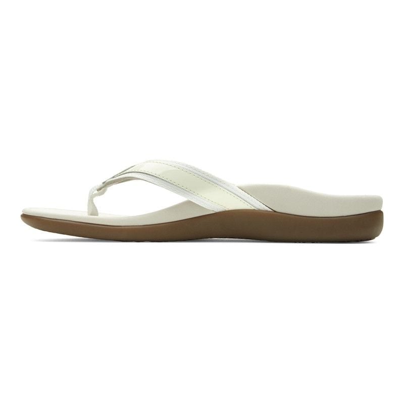 Vionic Womens Tide II Toe Post Sandal White - 10000470100 WHITE Image 3