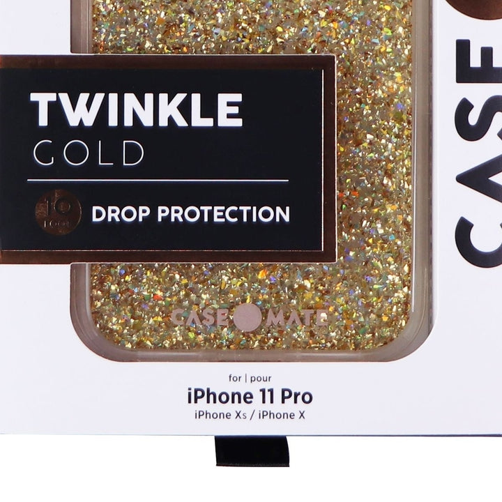 Case-Mate Twinkle Case for Apple iPhone 11 Pro / iPhone XS / iPhone X - Gold Image 3