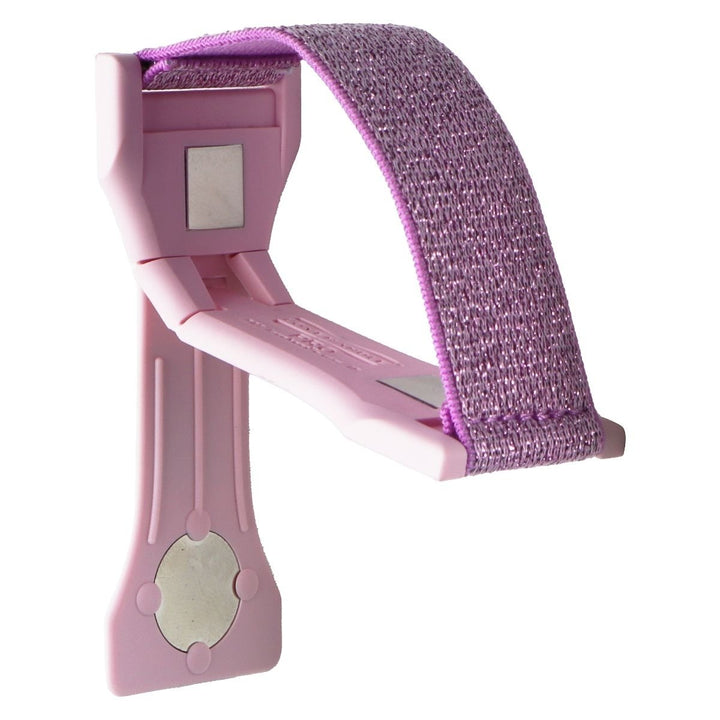 LoveHandle PRO Magnetic Universal Phone Grip/Kickstand - Pink Glitter Image 1