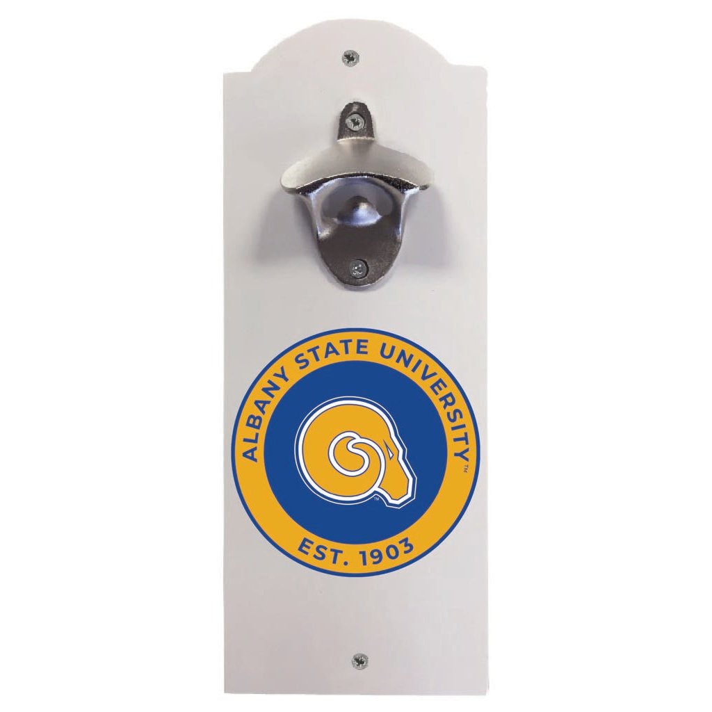 Albany State University Wall Mounted Bottle Opener Officially Licensed Collegiate Product Image 1