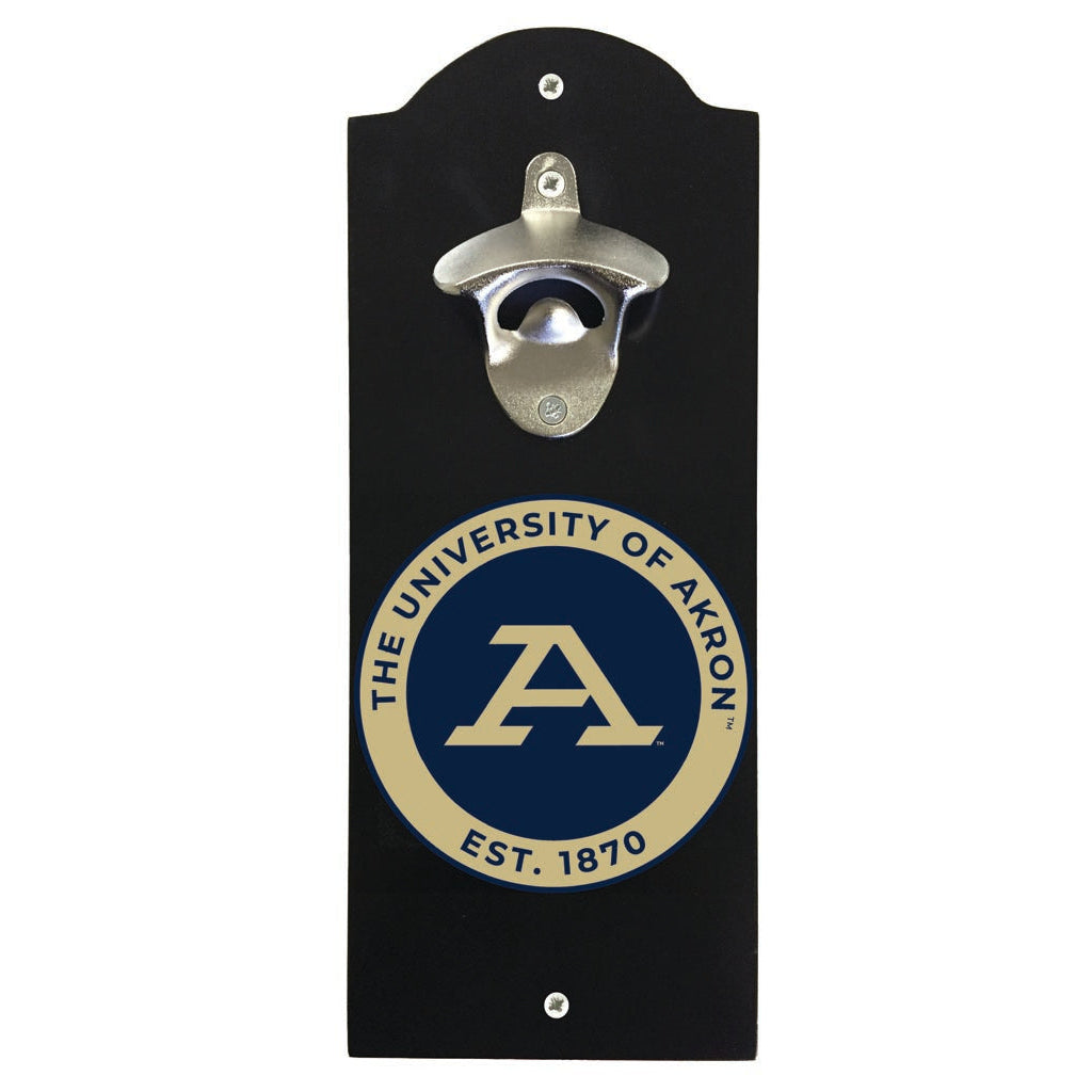 Akron Zips Wall Mounted Bottle Opener Officially Licensed Collegiate Product Image 1