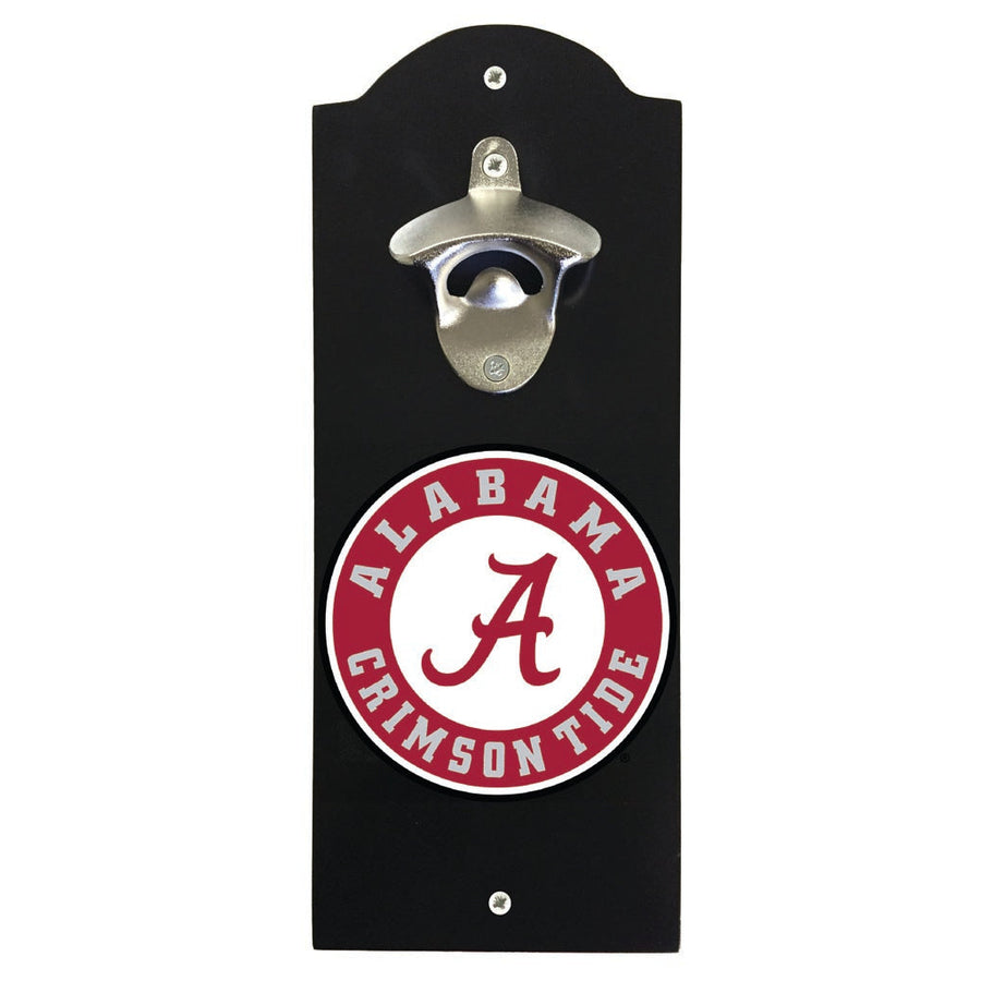 Alabama Crimson Tide Wall Mounted Bottle Opener Officially Licensed Collegiate Product Image 1