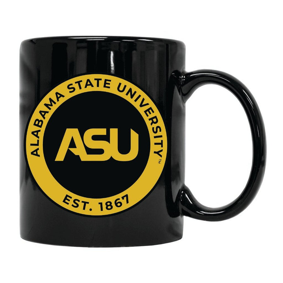 Alabama State University 12 oz Ceramic Coffee Mug Circle Design Officially Licensed Collegiate Product Image 1