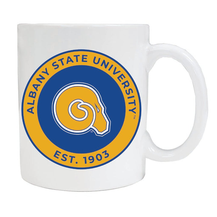 Albany State University 12 oz Ceramic Coffee Mug Circle Design Officially Licensed Collegiate Product Image 2