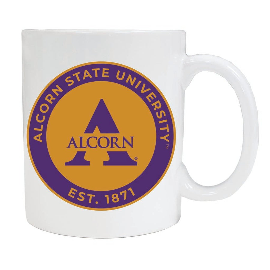 Alcorn State Braves 12 oz Ceramic Coffee Mug Circle Design Officially Licensed Collegiate Product Image 1