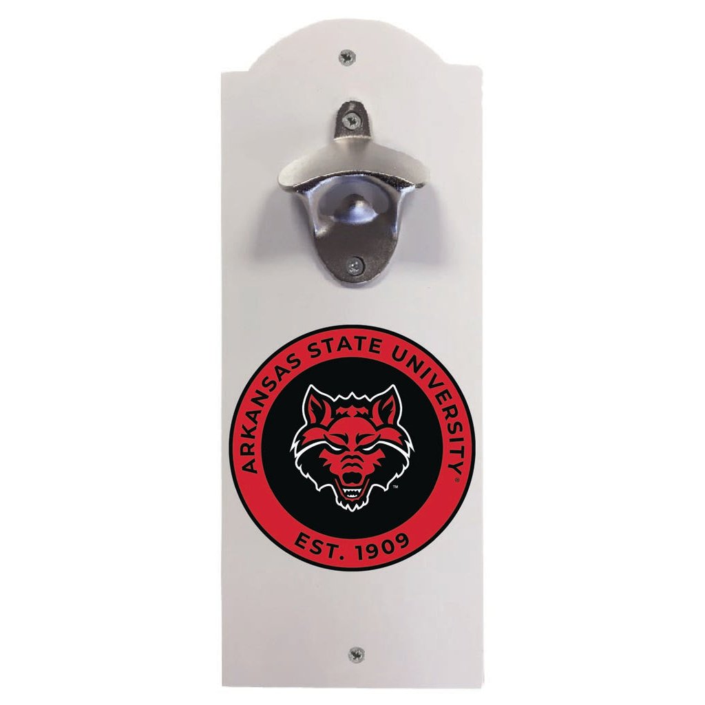 Arkansas State Wall Mounted Bottle Opener Officially Licensed Collegiate Product Image 1