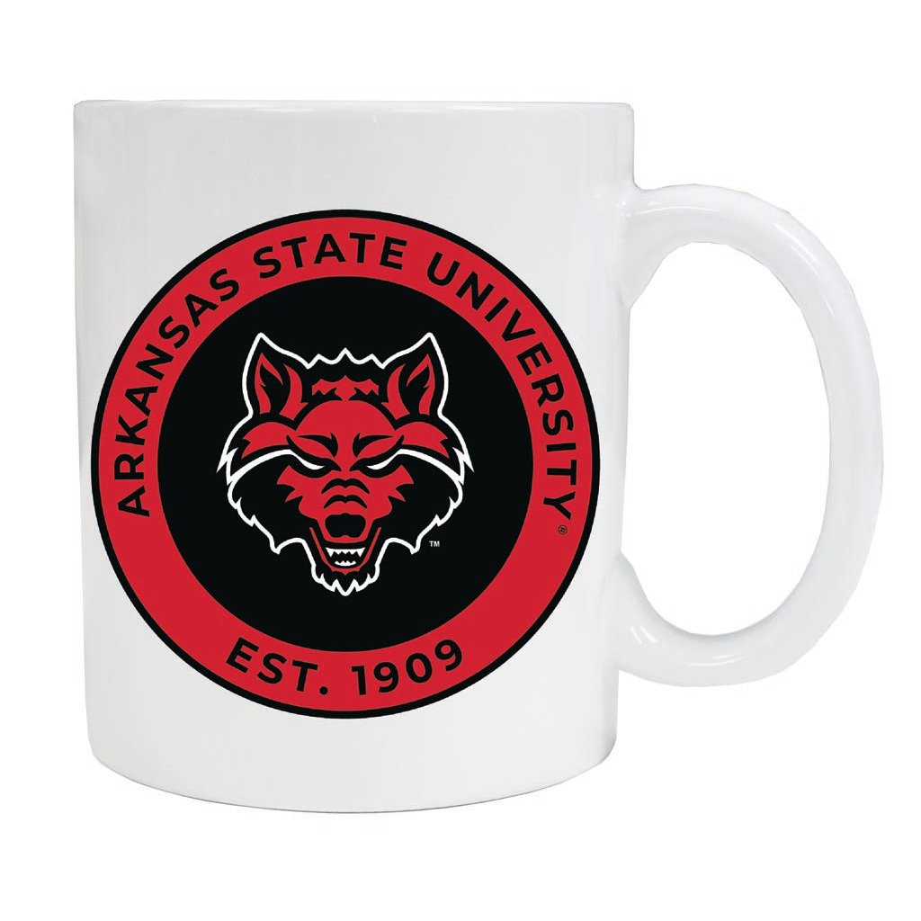 Arkansas State 12 oz Ceramic Coffee Mug Circle Design Officially Licensed Collegiate Product Image 2