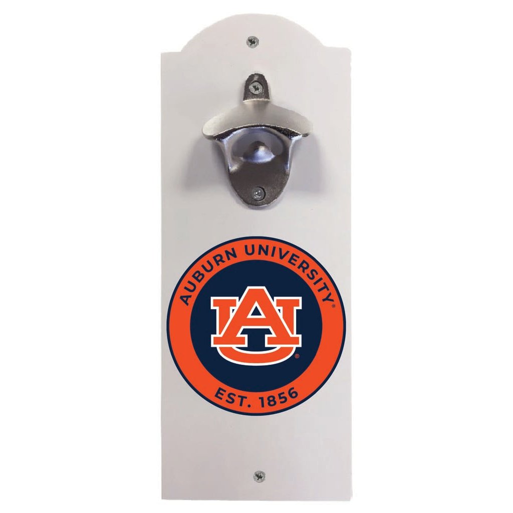 Auburn Tigers Wall Mounted Bottle Opener Officially Licensed Collegiate Product Image 1