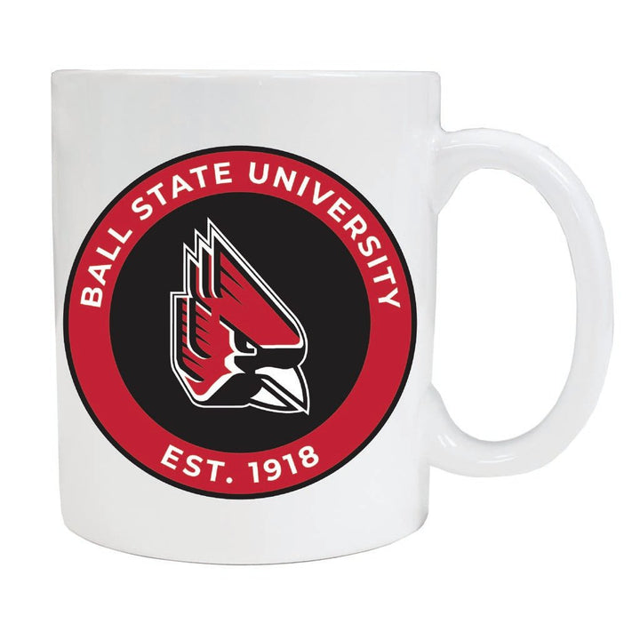 Ball State University 12 oz Ceramic Coffee Mug Circle Design Officially Licensed Collegiate Product Image 1