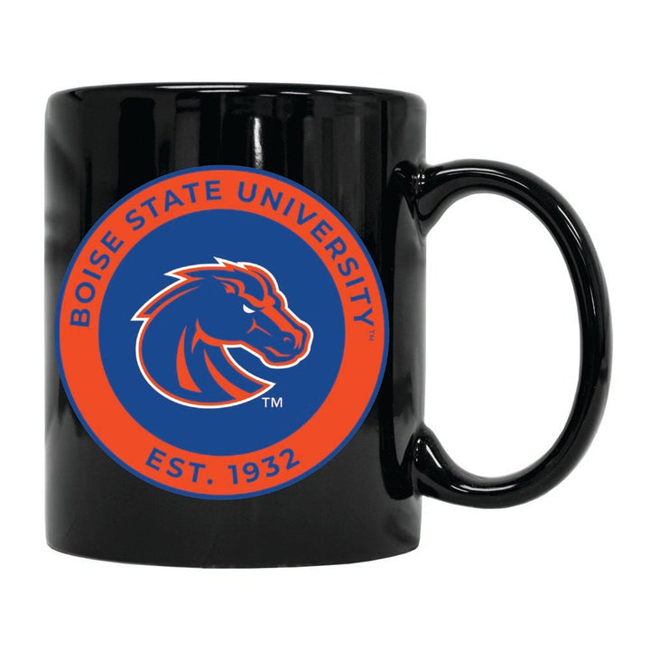 Boise State Broncos 12 oz Ceramic Coffee Mug Circle Design Officially Licensed Collegiate Product Image 1