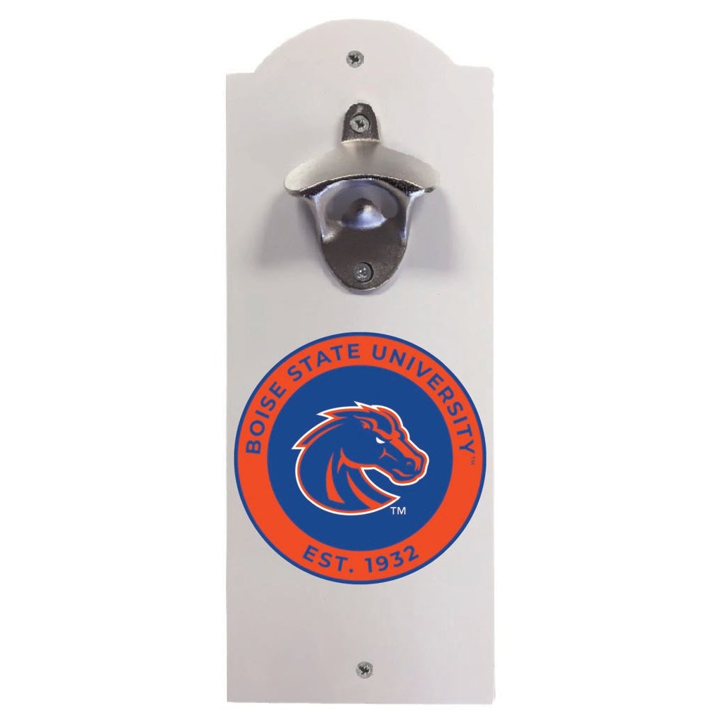 Boise State Broncos Wall Mounted Bottle Opener Officially Licensed Collegiate Product Image 1