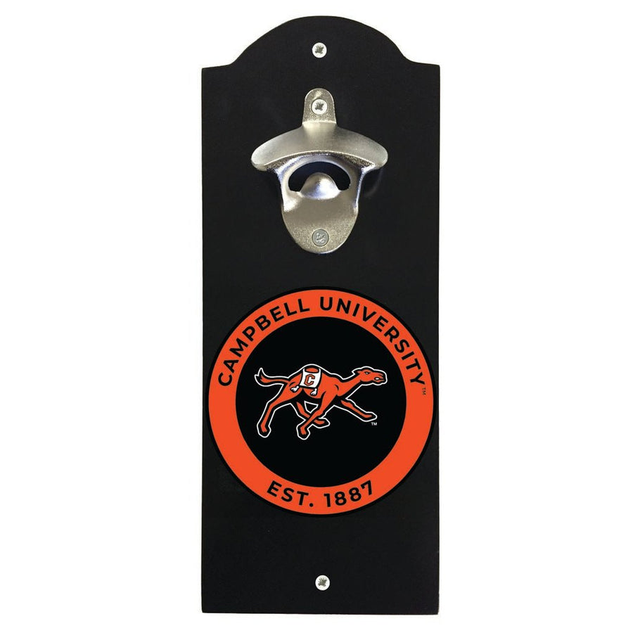 Campbell University Fighting Camels Wall Mounted Bottle Opener Officially Licensed Collegiate Product Image 1