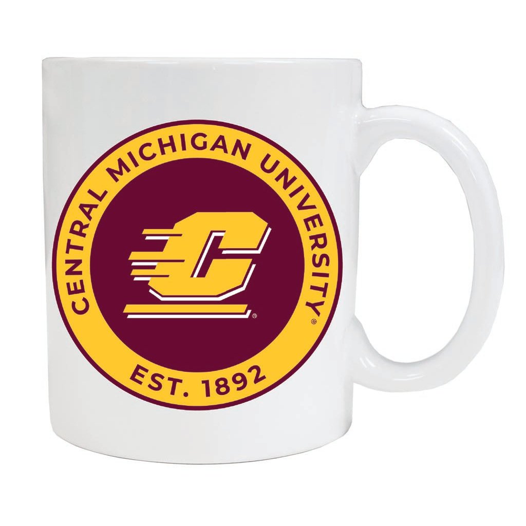 Central Michigan University 12 oz Ceramic Coffee Mug Circle Design Officially Licensed Collegiate Product Image 1