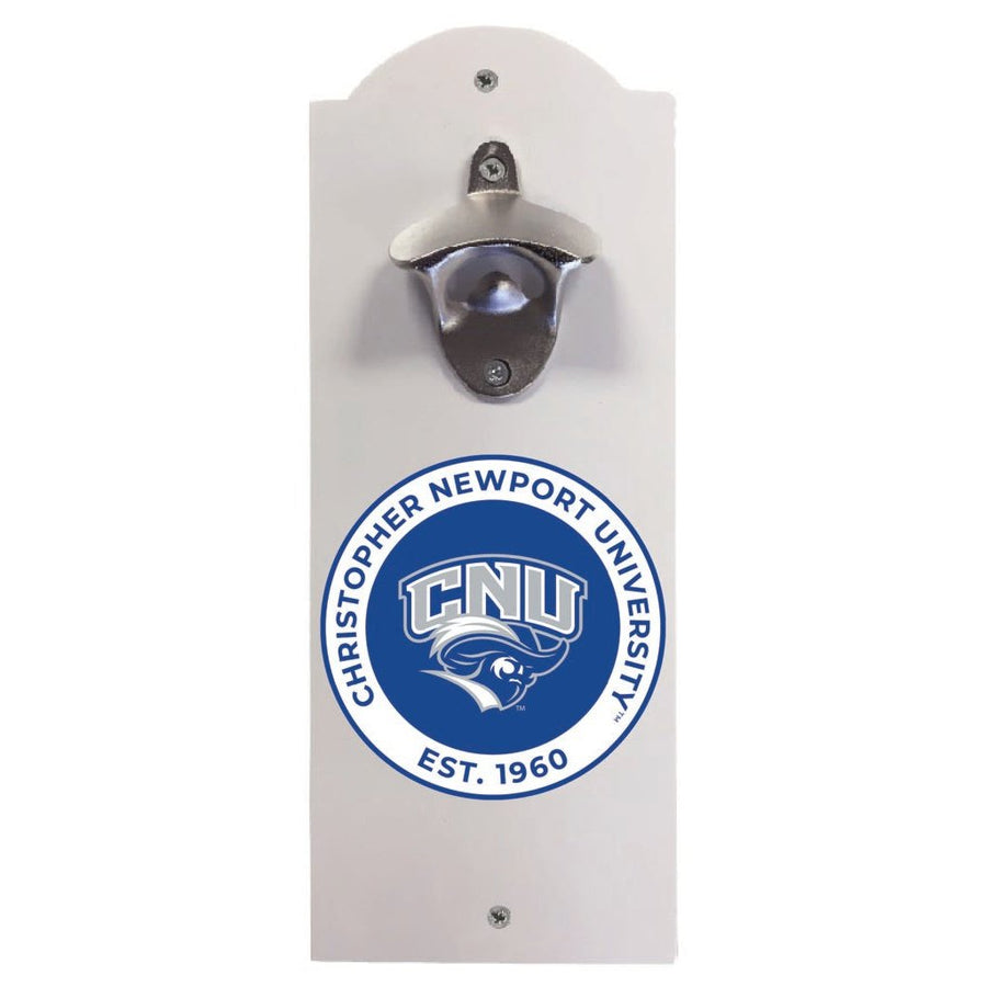 Christopher Newport Captains Wall Mounted Bottle Opener Officially Licensed Collegiate Product Image 1