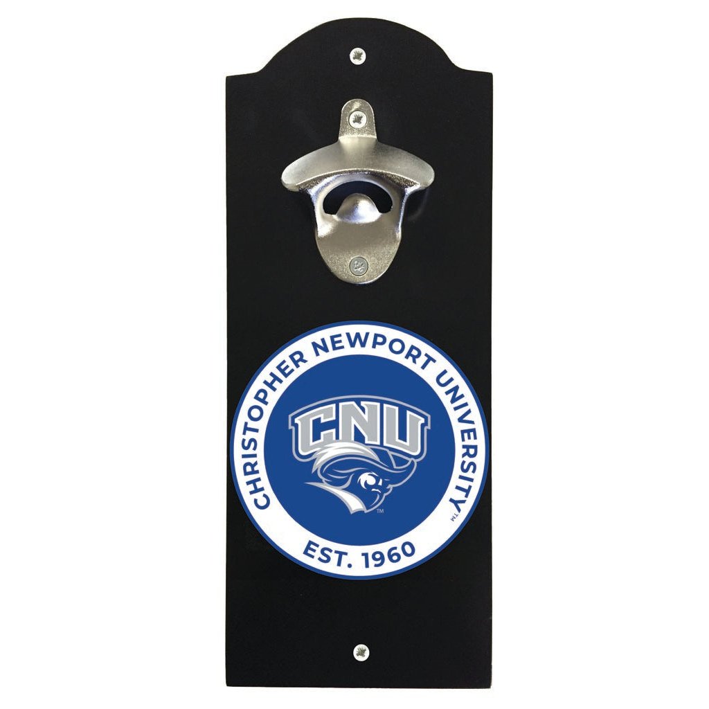 Christopher Newport Captains Wall Mounted Bottle Opener Officially Licensed Collegiate Product Image 1