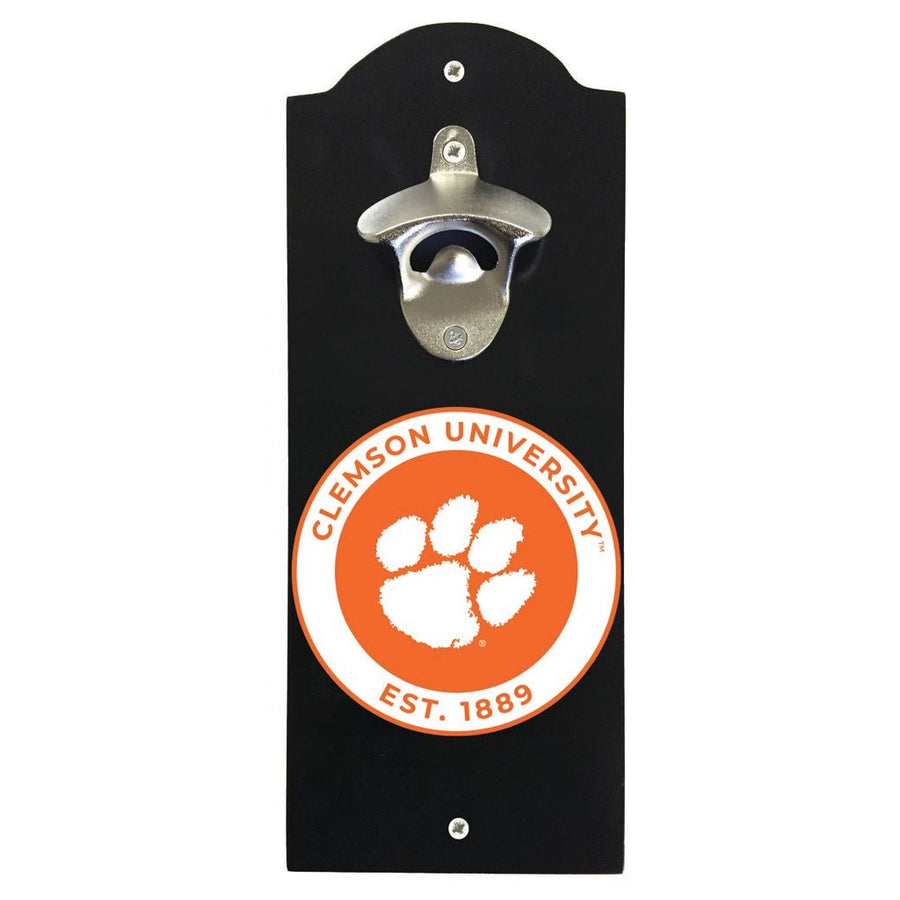 Clemson Tigers Wall Mounted Bottle Opener Officially Licensed Collegiate Product Image 1