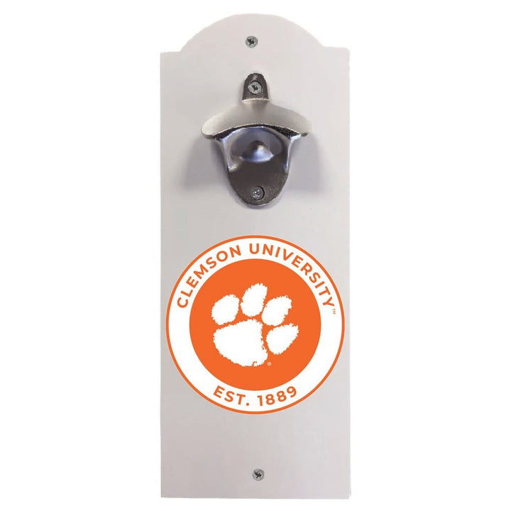 Clemson Tigers Wall Mounted Bottle Opener Officially Licensed Collegiate Product Image 2