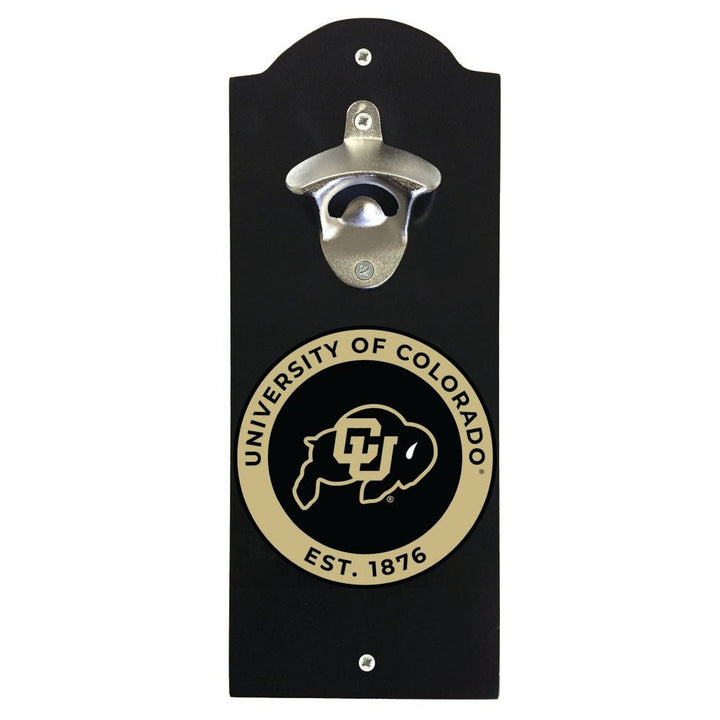 Colorado Buffaloes Wall Mounted Bottle Opener Officially Licensed Collegiate Product Image 1