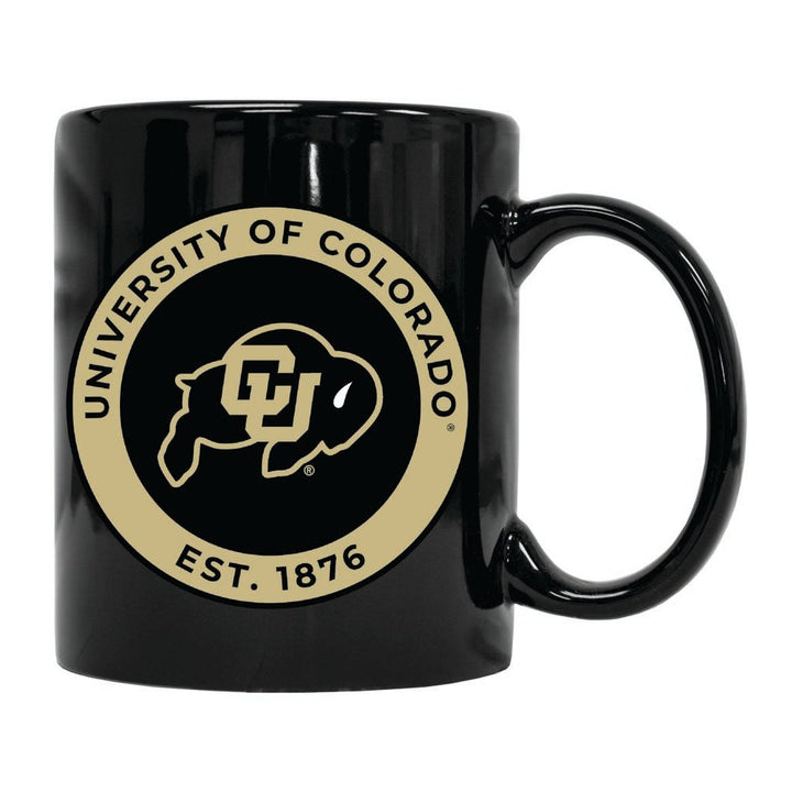 Colorado Buffaloes 12 oz Ceramic Coffee Mug Circle Design Officially Licensed Collegiate Product Image 1