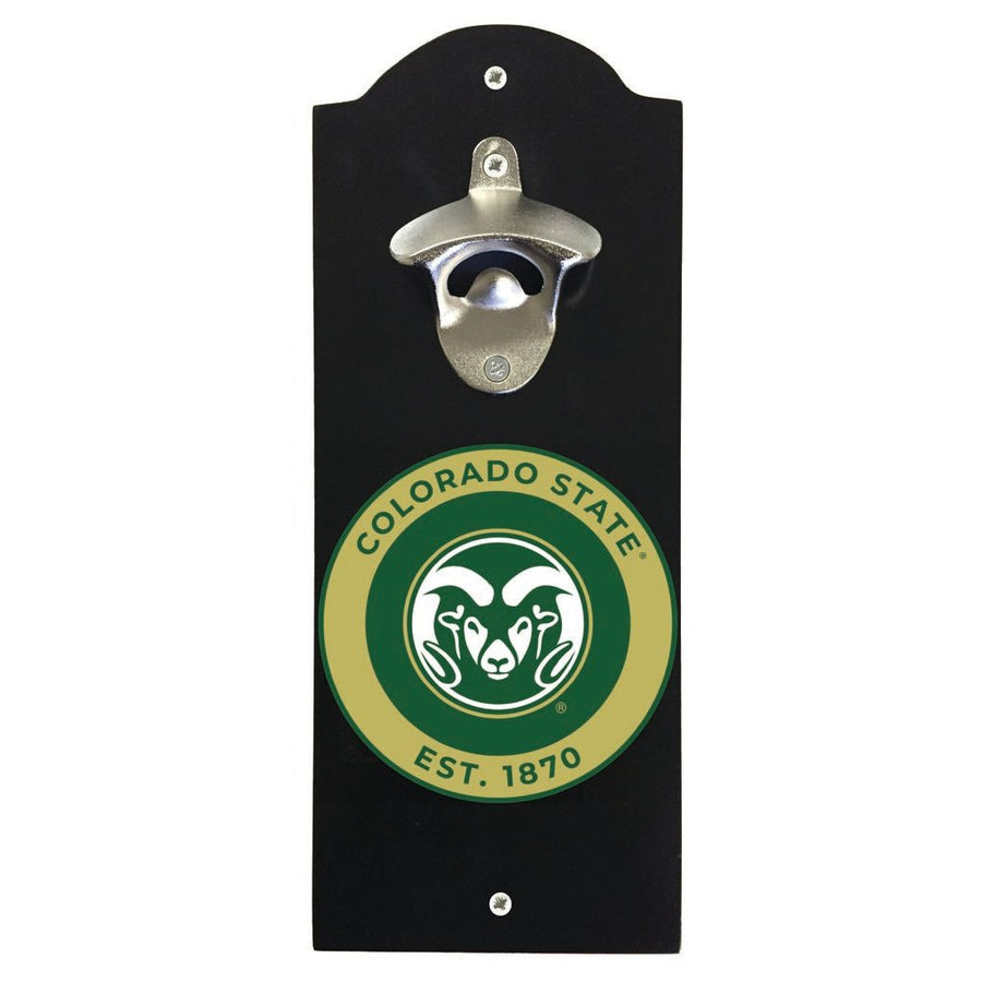 Colorado State Rams Wall Mounted Bottle Opener Officially Licensed Collegiate Product Image 1